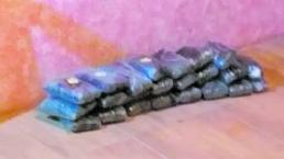 Decomisan 27 kilos de cocaína en una vivienda en San Pablo Autopan