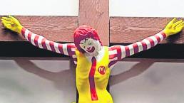 Iglesia pide retirar al “Ronald McDonald” crucificado, en Israel
