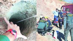 Continúa la lucha por rescatar a niño que cayó a un pozo súper profundo, en Málaga 