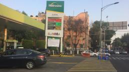 Gasolinera en la colonia Roma vuelve a la normalidad, en CDMX