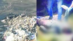 pareja muertos flotando basura río Lerma Toluca 