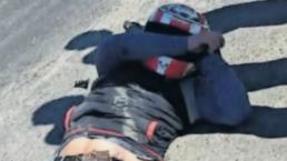 motociclista caso se salva derrape accidente jiutepec