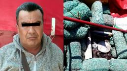 Detienen hombre 15 mil litros combustible oculto piedras Ecatepec
