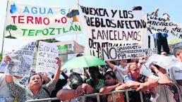 AMLO Termoeléctrica Morelos Manifestantes