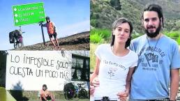 ciclista recorre kilómetros Martín Péndola Rocío se separan la busca en bicicleta