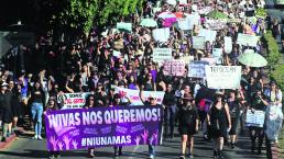 Marcha Mujeres Violencia Feminicidio Morelos