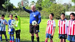 Rosalío Gama Morelos arbitro de cuatro décadas futbol profesor Rosalío el Chino