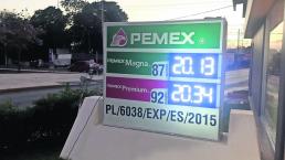 Aumenta precio gasolina Magna Premium