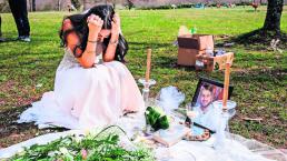 mujer se casa en la tumba de su prometido murió antes del compromiso Estados Unidos