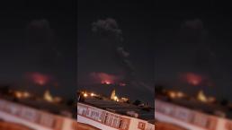 Erupción volcán Popocatépetl pánico