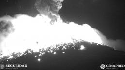 explosión Popocatépetl cráter peligro alerta 