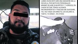 Capturan Amenaza de masacre Toluca