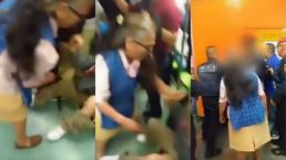 Mujer golpea presunto acosador Metro CDMX