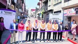 Inauguración Calles rehabilitadas Cuauhtémoc Blanco Morelos