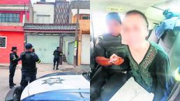 Policías rescatan a mujer Mujer secuestrada Ecatepec