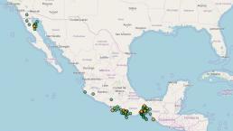 Reportan 33 sismos seis estados del país