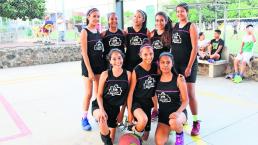 Básquetbol femenil Las Lobas vs Amigas Morelos