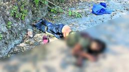 Hombre muerto Tiro de gracia Camino de terracería Morelos