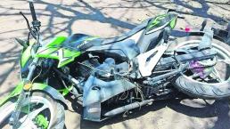 motociclista muere bolsa de plástico atorada en moto 