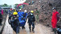 Avalancha de lodo Bogotá  Colombia Saldo negro