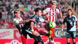 Necaxa derrota a Monterrey en la ida de los cuartos de final del Clausura 2019