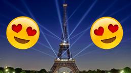 Rayos láser iluminan la Torre Eiffel y causan sensación