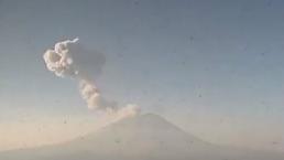 volcán Popocatépetl explosion alerta puebla