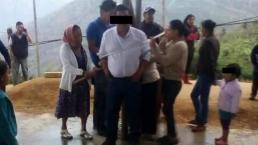 Amarran a presidente Siltepec Chiapas Pavimentación