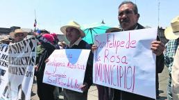Secretario de Gobierno cancela reunión con pobladores de Toluca y éstos enfurecen