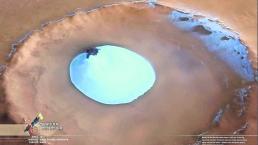 Hielo en Marte Polo norte marciano Estados Unidos