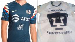 Filtran el posible jersey de América y Pumas