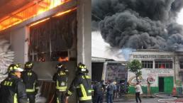 incendio bodega el chamizal ecatepec edomex