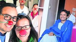 Lucha contra el cáncer Payaso con cáncer Nariz roja Toluca Edomex