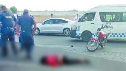 Motociclista muere Exceso de velocidad Edomex Chalco