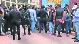 enfrentamiento ambulantes policías comerciantes pelea centro histórico toluca