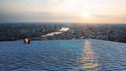 Piscina infinita Londres Alberca gigante