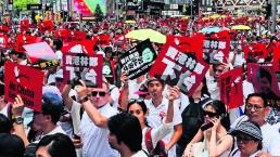 manifestación en contra leyes nuevas extradición marcha hong kong china 