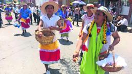 Paseo de la Agricultura San Isidro Labrador Vestidos de mujer Campesinos Edomex