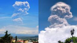 explosion Popocatápetl volcan mexico ceniza