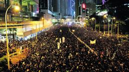 Dos millones personas protestan Hong Kong