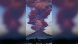 explosión volcán popocatépetl amarillo fase 2 cenizas valle de méxico, morelos, puebla, México 