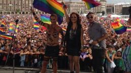Myriam Montemayor Marcha LGBTTTI Lunario del Auditorio Nacional