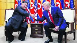 Donald Trump pisa Norcorea primera vez