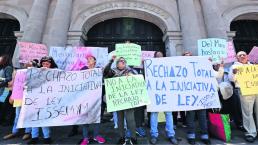ISSEMyM Protesta contra aumento Pensión extrabajadores Edomex