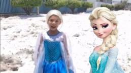 Niña viral Frozen Elsa Granizada Guadalajara