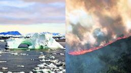 cambio climático calentamiento global derrite glaciar hielo alaska 