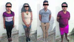 Seis narcomenudistas fueron detenidos entregaban