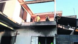 Incendio en casa Mujer en crisis Mueren gatos Morelos