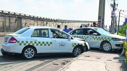 lesionadas choque dos taxis