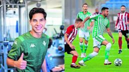 Diego Lainez destaca en amistoso del Real Betis ante Sheffield United